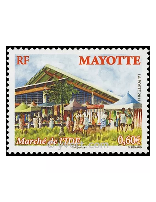 n° 256 -  Timbre Mayotte Poste