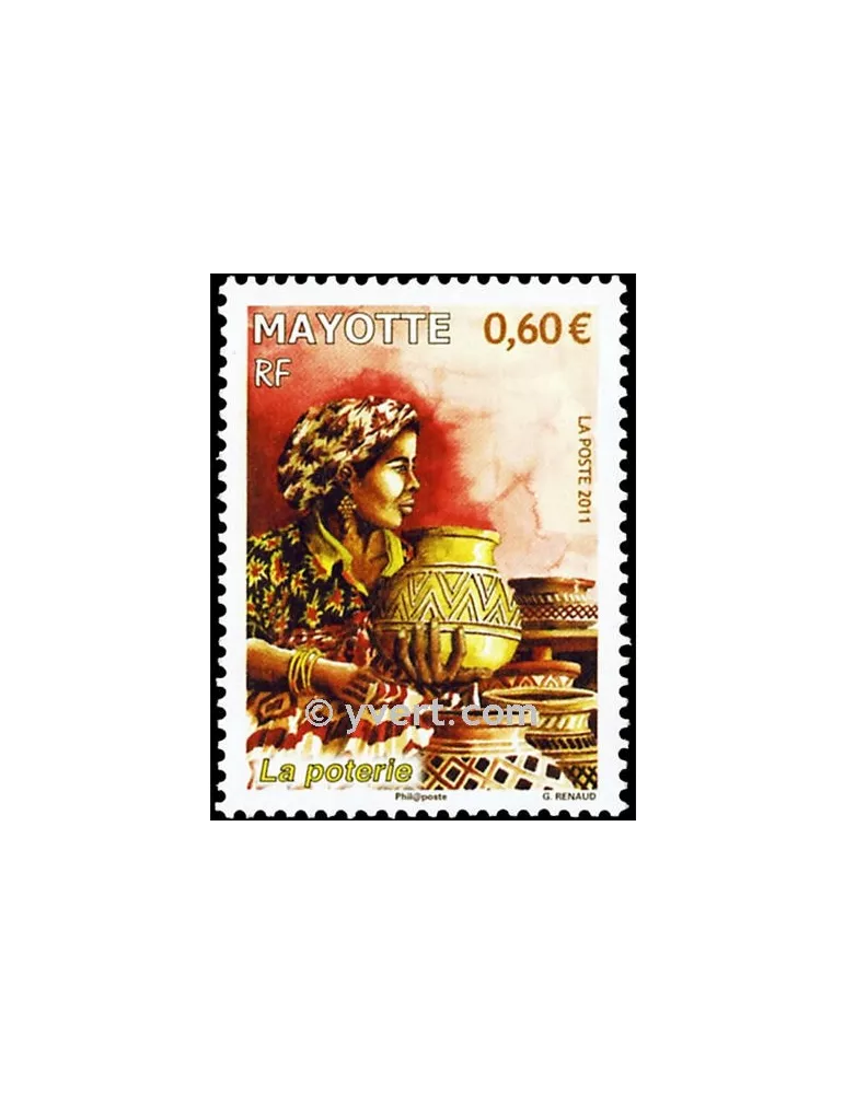 n° 260 -  Timbre Mayotte Poste