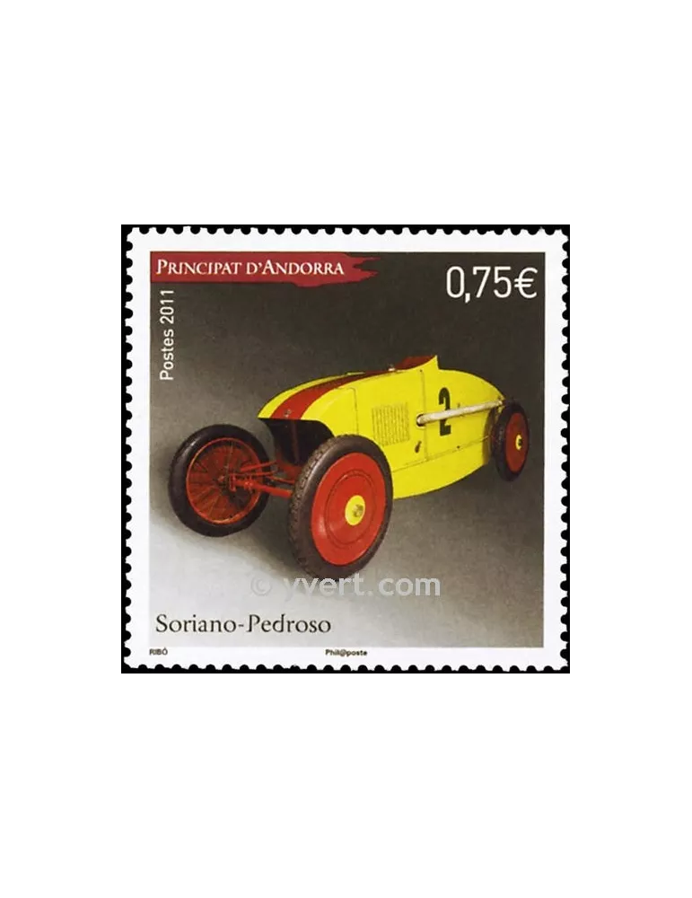 n° 710 -  Timbre Andorre Poste