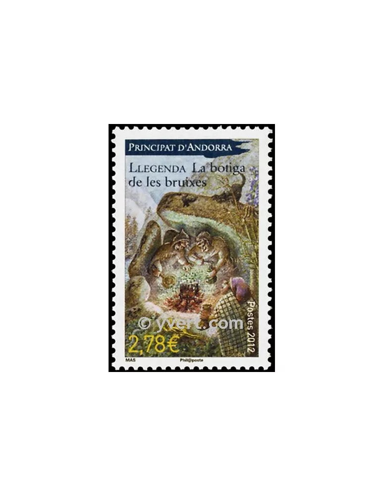 n° 718 -  Timbre Andorre Poste