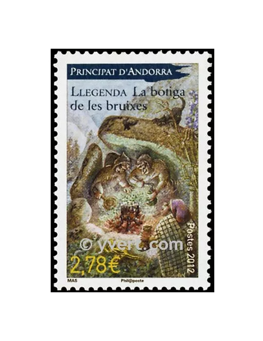 n° 718 -  Timbre Andorre Poste