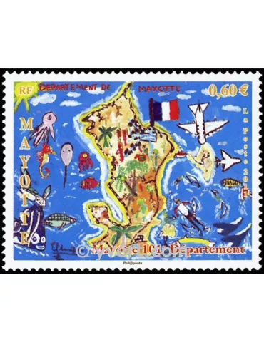 n° 259 -  Timbre Mayotte Poste