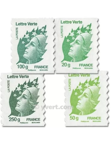 n° 604/607 -  Timbre France Autoadhésifs
