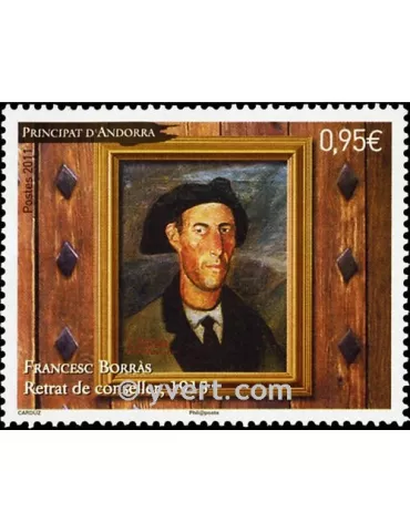 n° 708 -  Timbre Andorre Poste