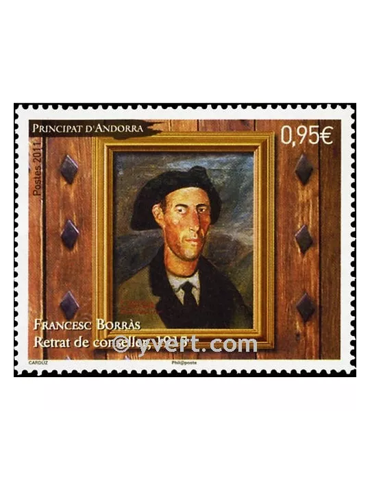 n° 708 -  Timbre Andorre Poste