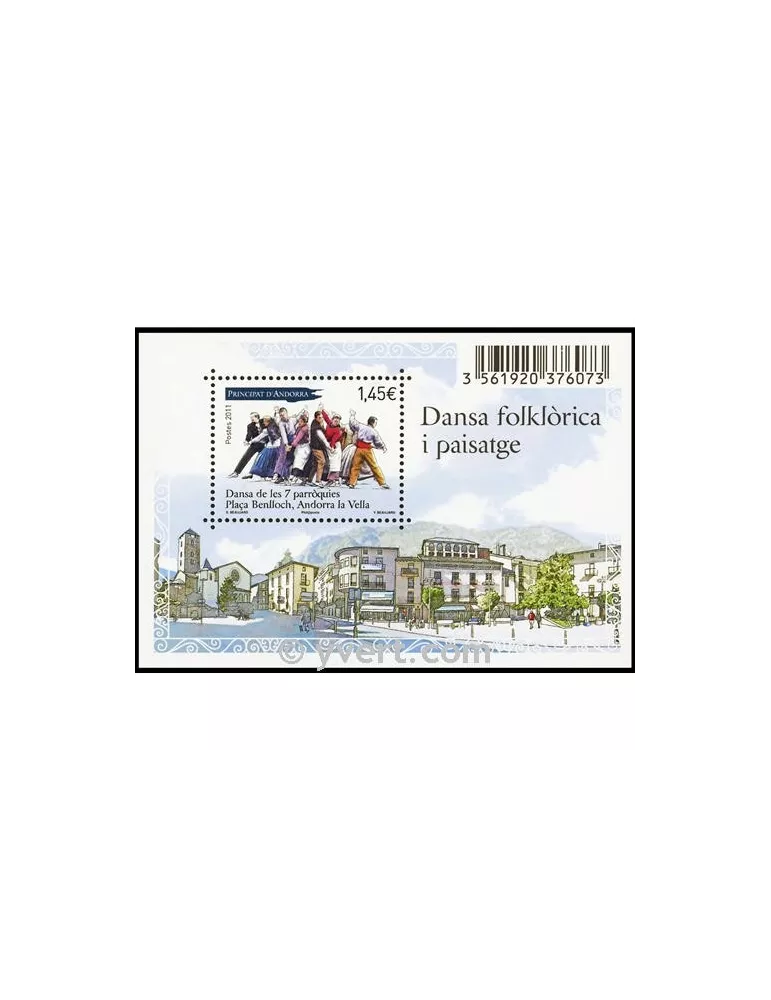 n° 712 -  Timbre Andorre Poste