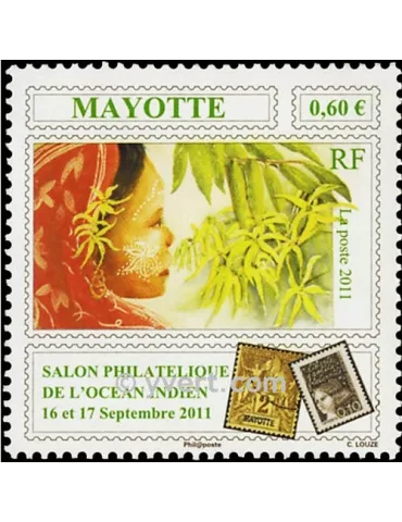n° 258 -  Timbre Mayotte Poste