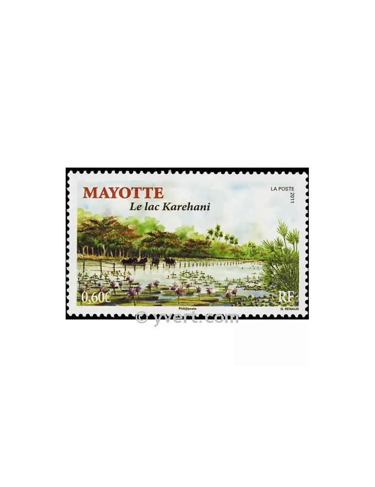 n° 254 -  Timbre Mayotte Poste