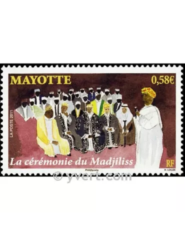 n° 251 -  Timbre Mayotte Poste