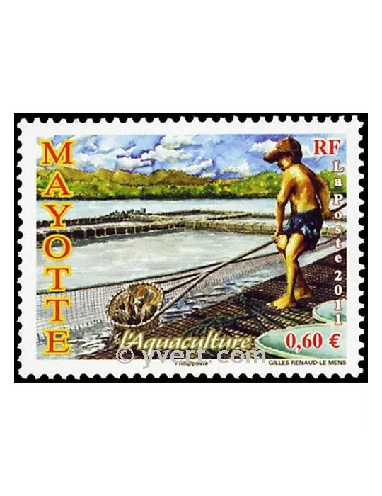 n° 261 -  Timbre Mayotte Poste