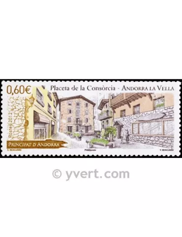 n° 725 -  Timbre Andorre Poste