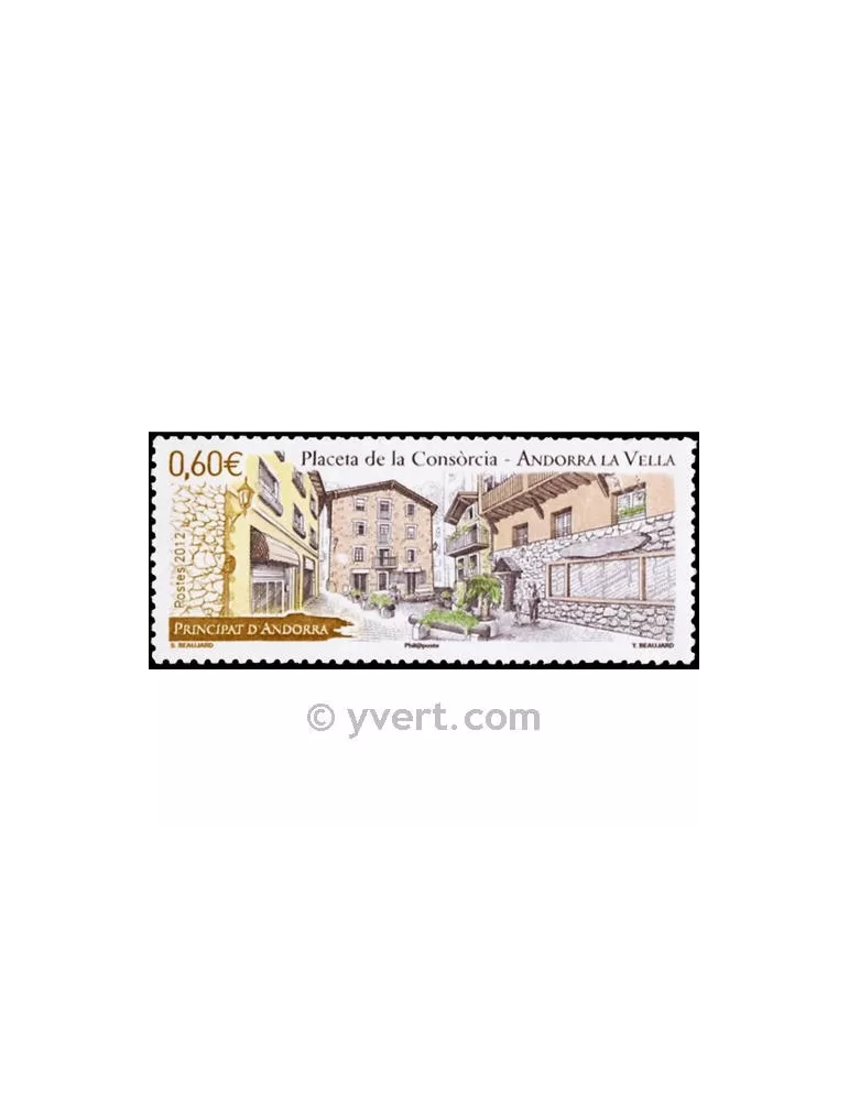 n° 725 -  Timbre Andorre Poste