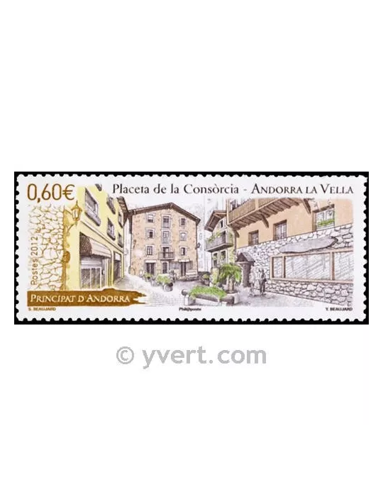 n° 725 -  Timbre Andorre Poste