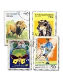 BENIN : pochette de 200 timbres (Oblitérés)