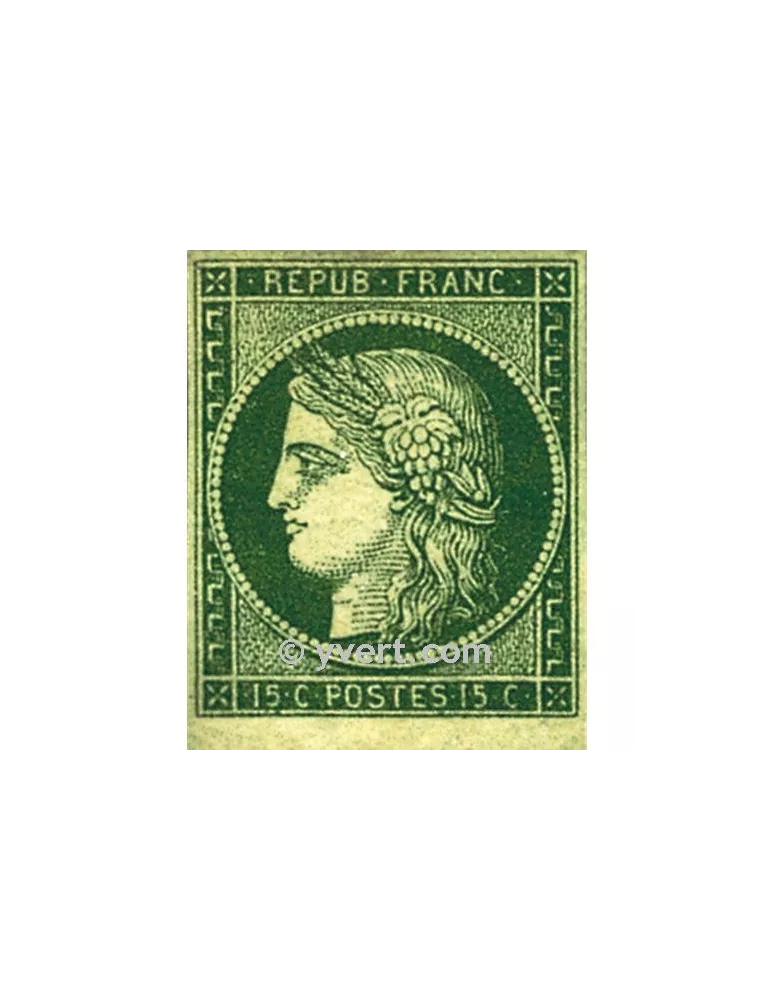 n° 2 obl. - Type Cérès (1ère émission)