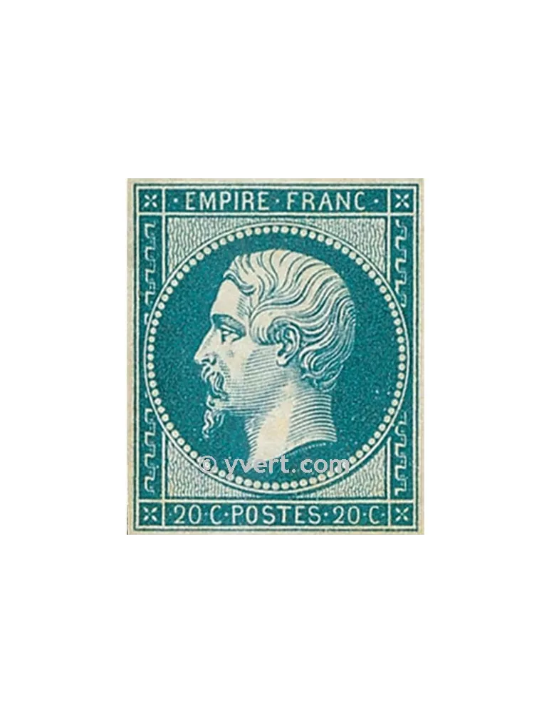n° 14A obl. - Napoléon III (Empire Non dentelé)