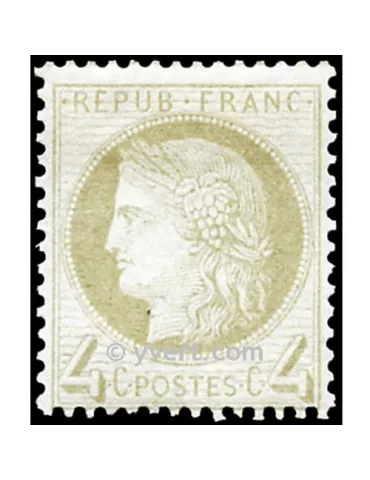 n° 52 obl. - Type Cérès dentelé (IIIe République)