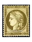 n° 56 obl. - Type Cérès dentelé (IIIe République)