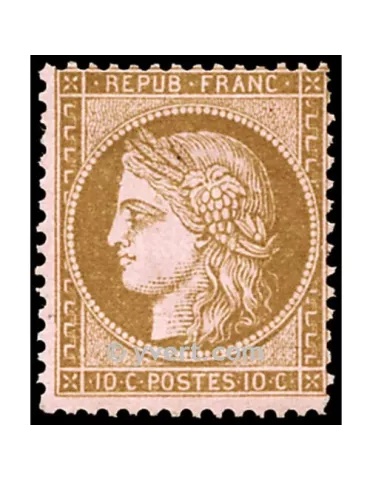 n° 58 obl. - Type Cérès dentelé (IIIe République)