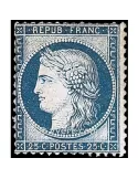 n° 60B obl. - Type Cérès dentelé (IIIe République)
