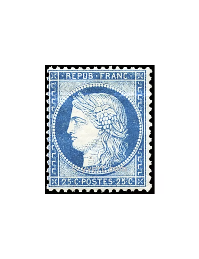 n° 60C obl. - Type Cérès dentelé (IIIe République)