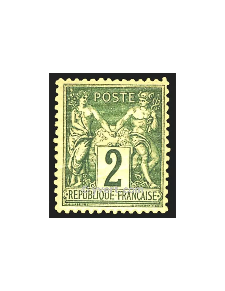 n° 74 obl. - Type Sage (Type II)