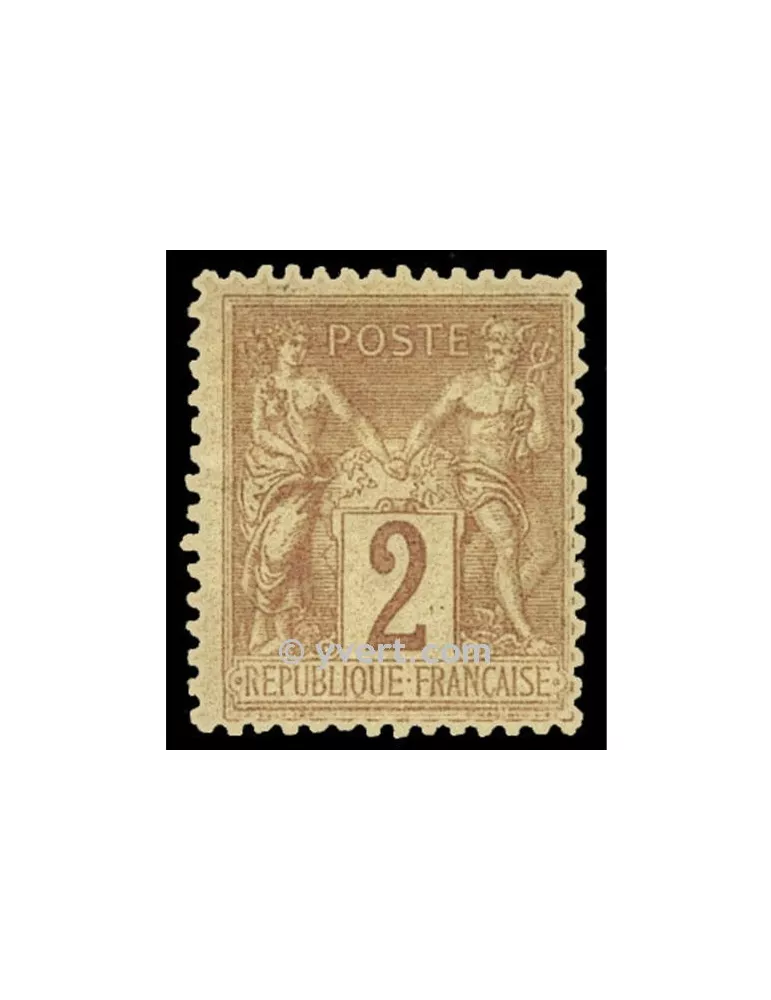 n° 85 obl. - Type Sage (Type II)