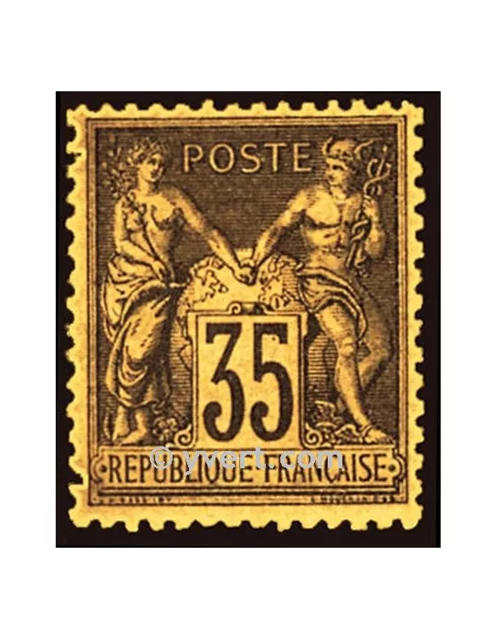 n° 93 obl. - Type Sage (Type II)