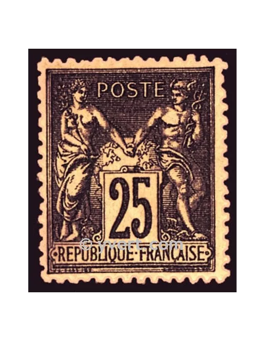n° 97 obl. - Type Sage (Type II)
