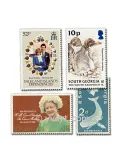 FALKLAND : pochette de 25 timbres (Oblitérés)
