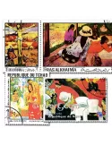 GAUGUIN : pochette de 25 timbres (Oblitérés)