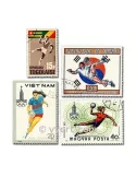 HAND BALL  : pochette de 25 timbres (Oblitérés)