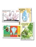MINERAUX : pochette de 100 timbres (Oblitérés)