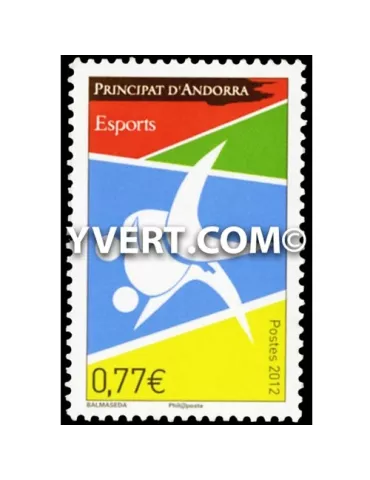 n° 726 -  Timbre Andorre Poste