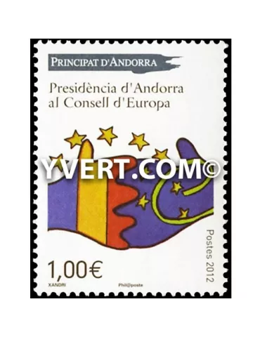 n° 731 -  Timbre Andorre Poste