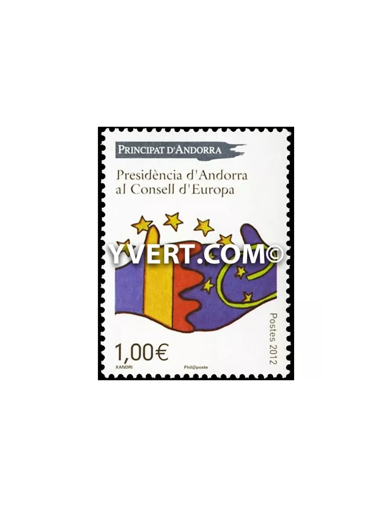 n° 731 -  Timbre Andorre Poste