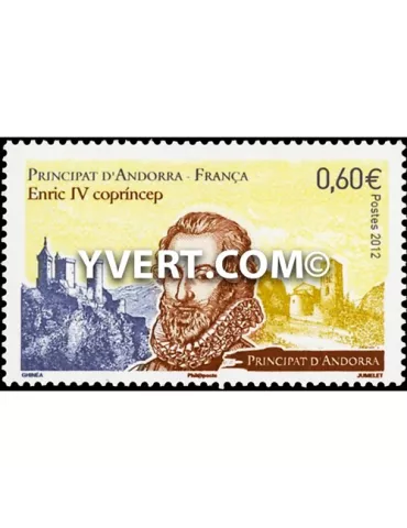 n° 732 -  Timbre Andorre Poste