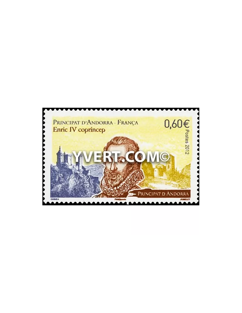 n° 732 -  Timbre Andorre Poste