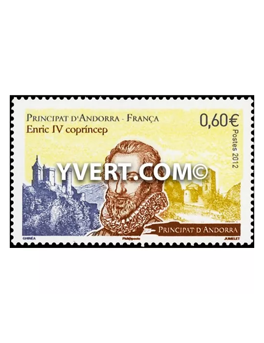 n° 732 -  Timbre Andorre Poste