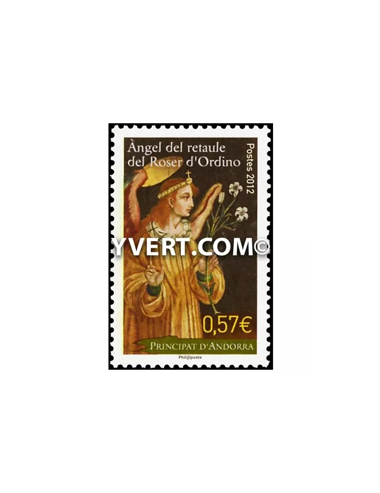 n° 733 -  Timbre Andorre Poste