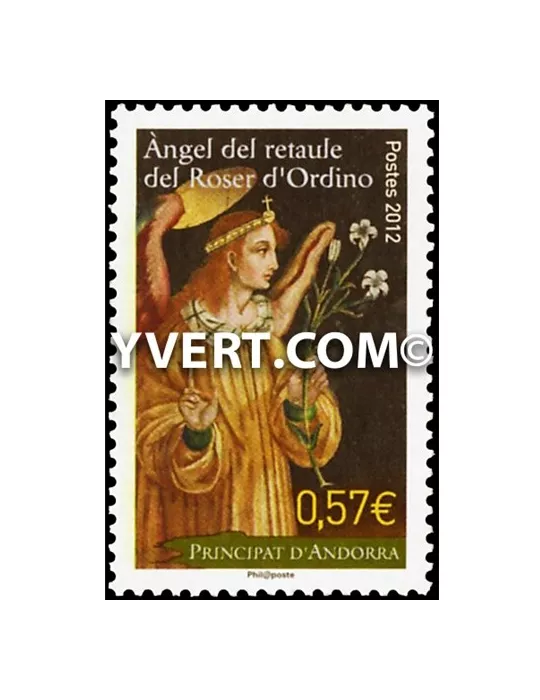 n° 733 -  Timbre Andorre Poste