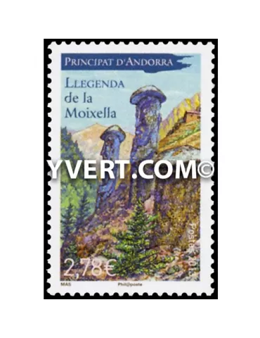 n° 734 -  Timbre Andorre Poste