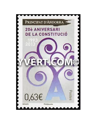 n° 736 -  Timbre Andorre Poste
