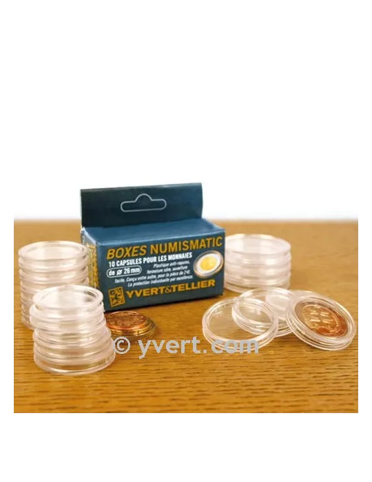 CAPSULES : 22.5 mm - POUR 20 CENT