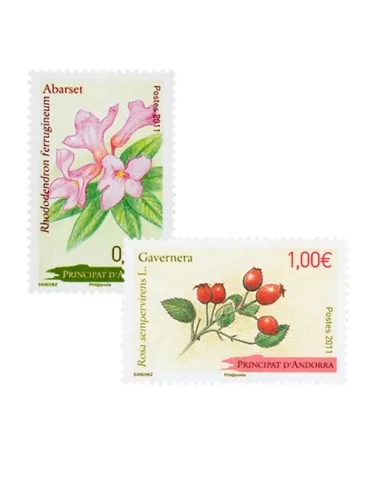 n° 713/714 -  Timbre Andorre Poste