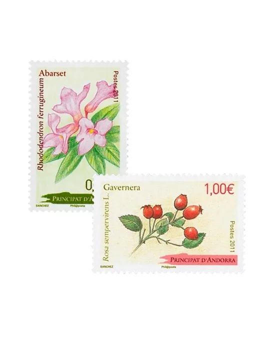 n° 713/714 -  Timbre Andorre Poste