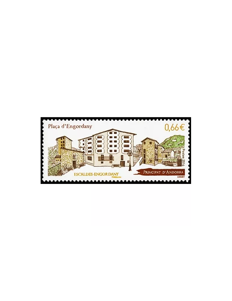 n° 754 - Timbre Andorre Poste