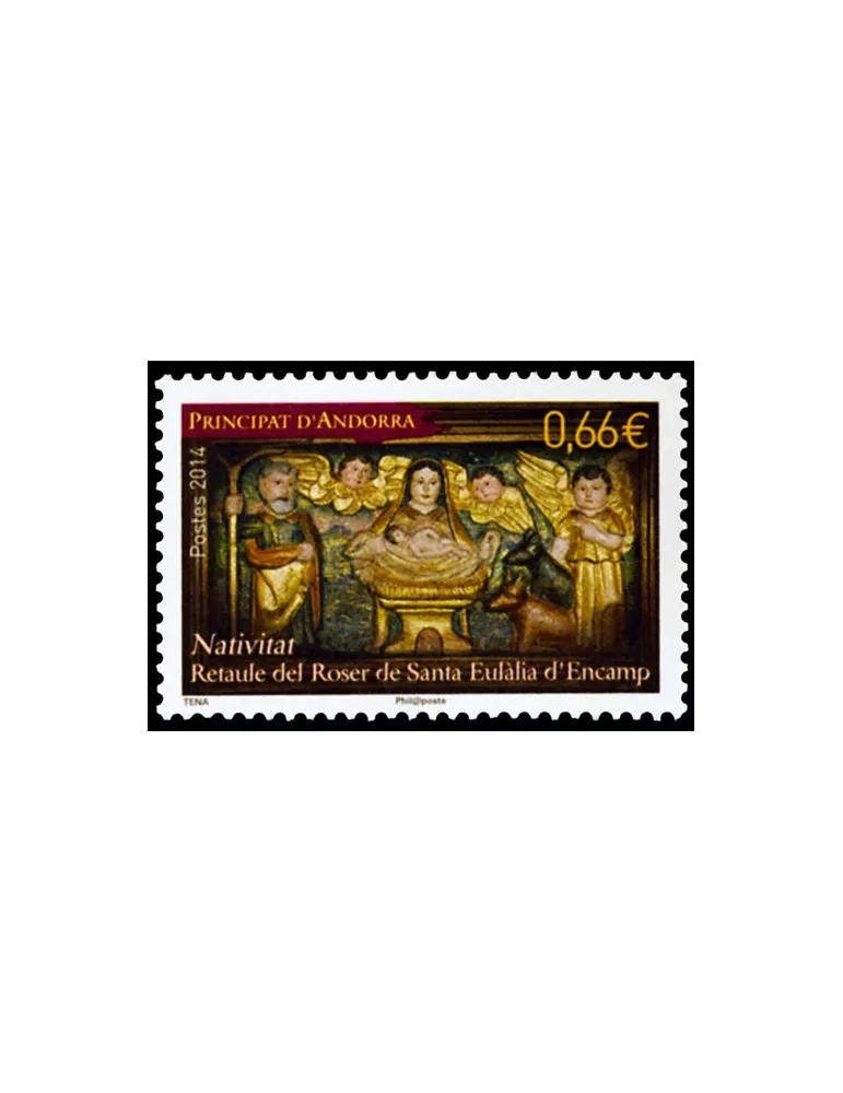 n° 762 - Timbre Andorre Poste