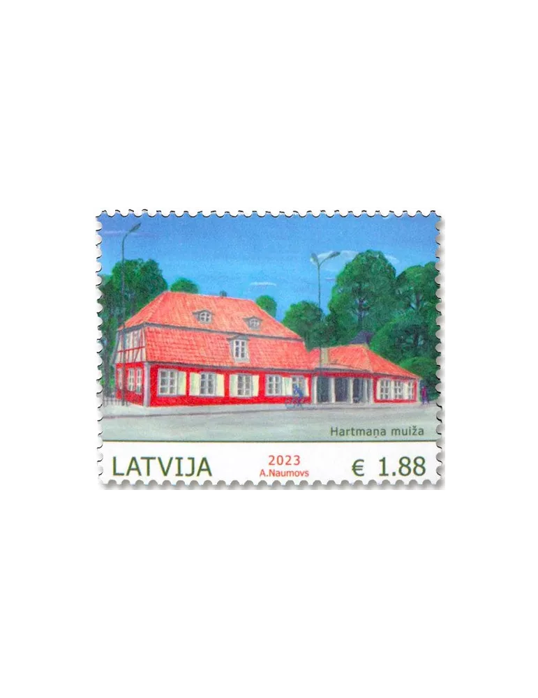 n° 1167 - Timbre LETTONIE Poste