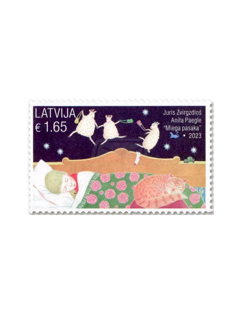 n° 1168 - Timbre LETTONIE Poste